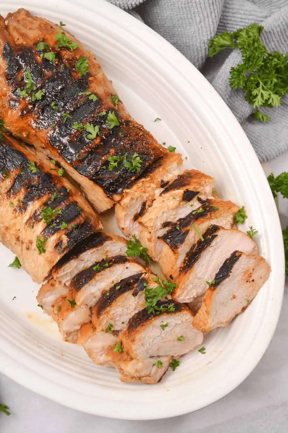 Grilled Marinated Pork Loin