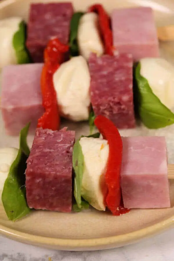 Italian Antipasto Kabobs
