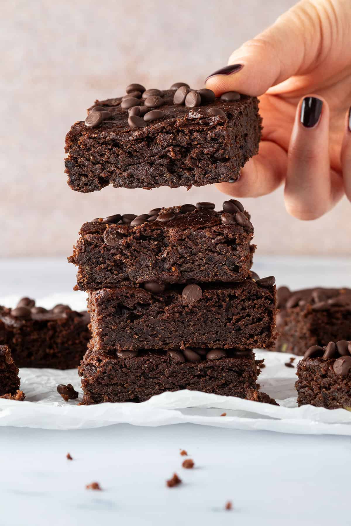 Moist Avocado Brownies