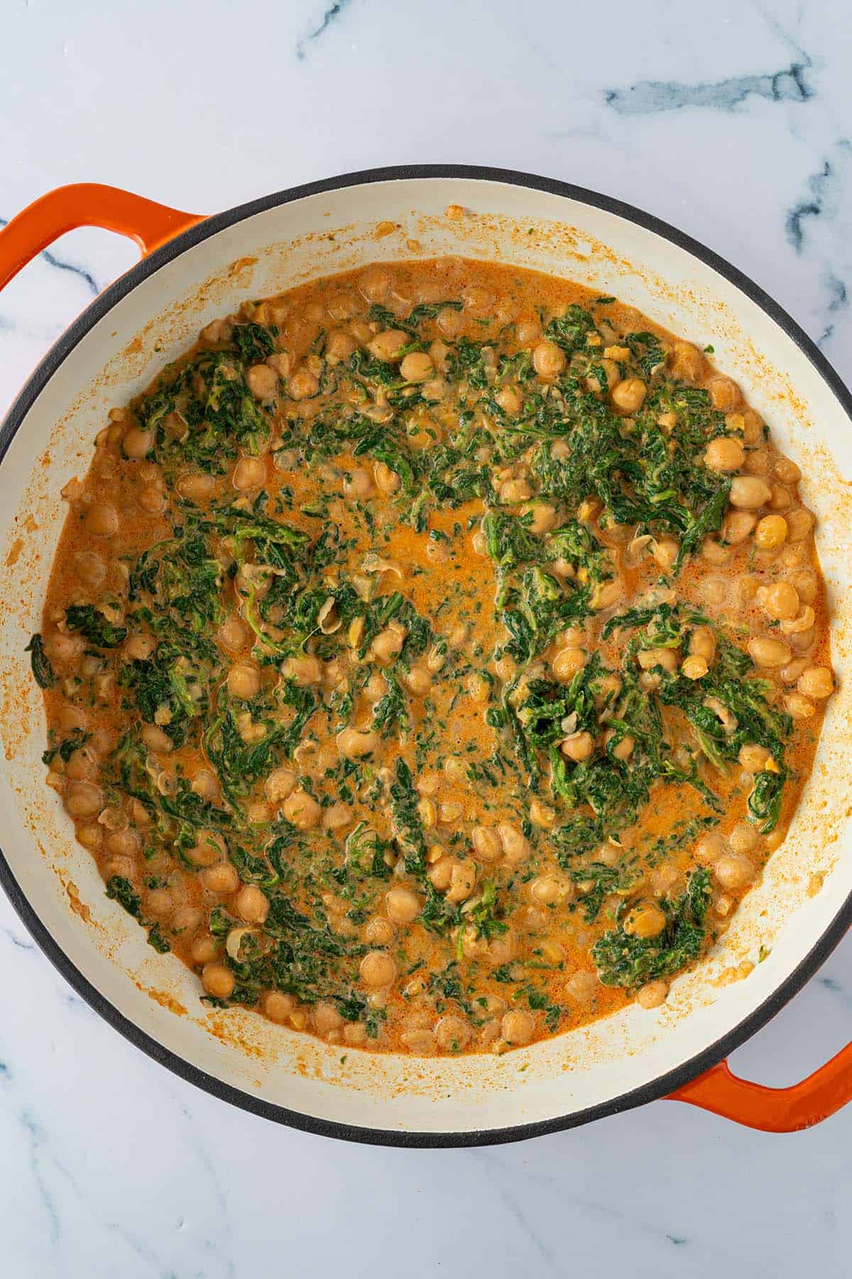 15-Minute Spinach Chickpea Curry 