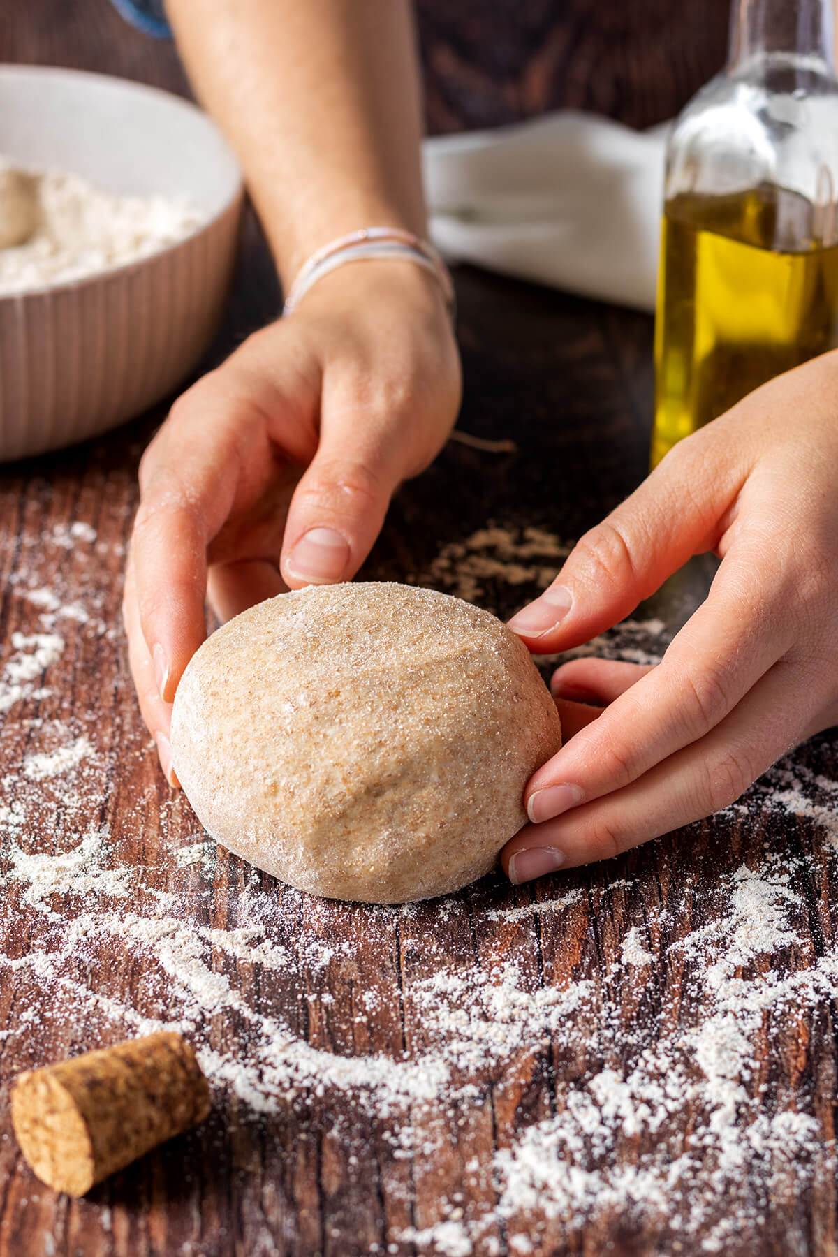 Flammkuchen with Salmon and Arugula