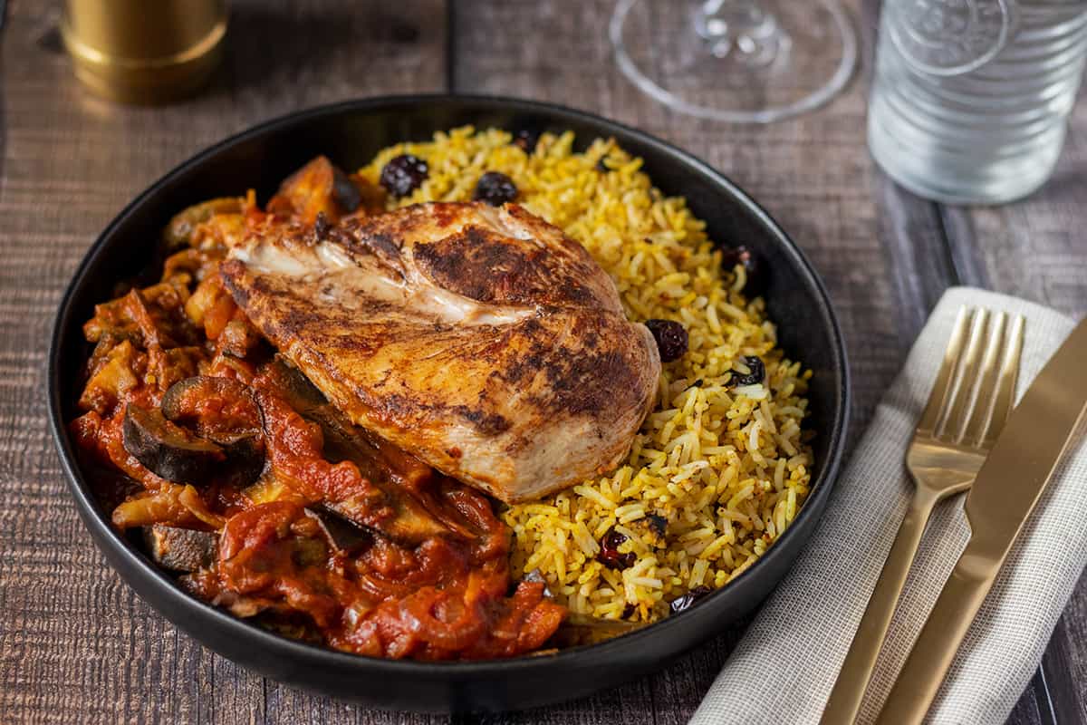 Oriental Chicken with Eggplants