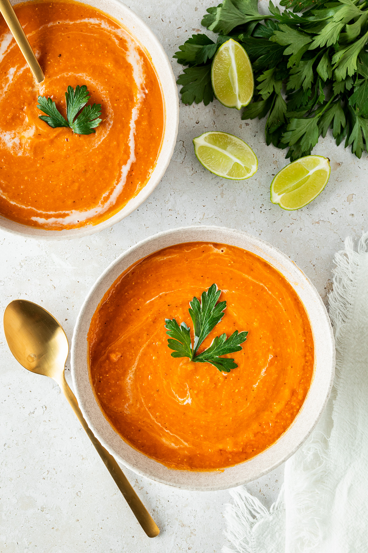Red Lentil Soup with Coconut Milk
