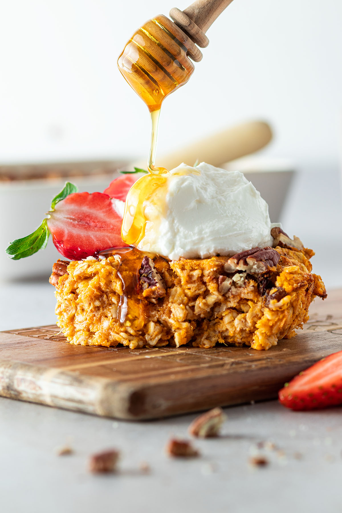 Baked Oats Without Bananas