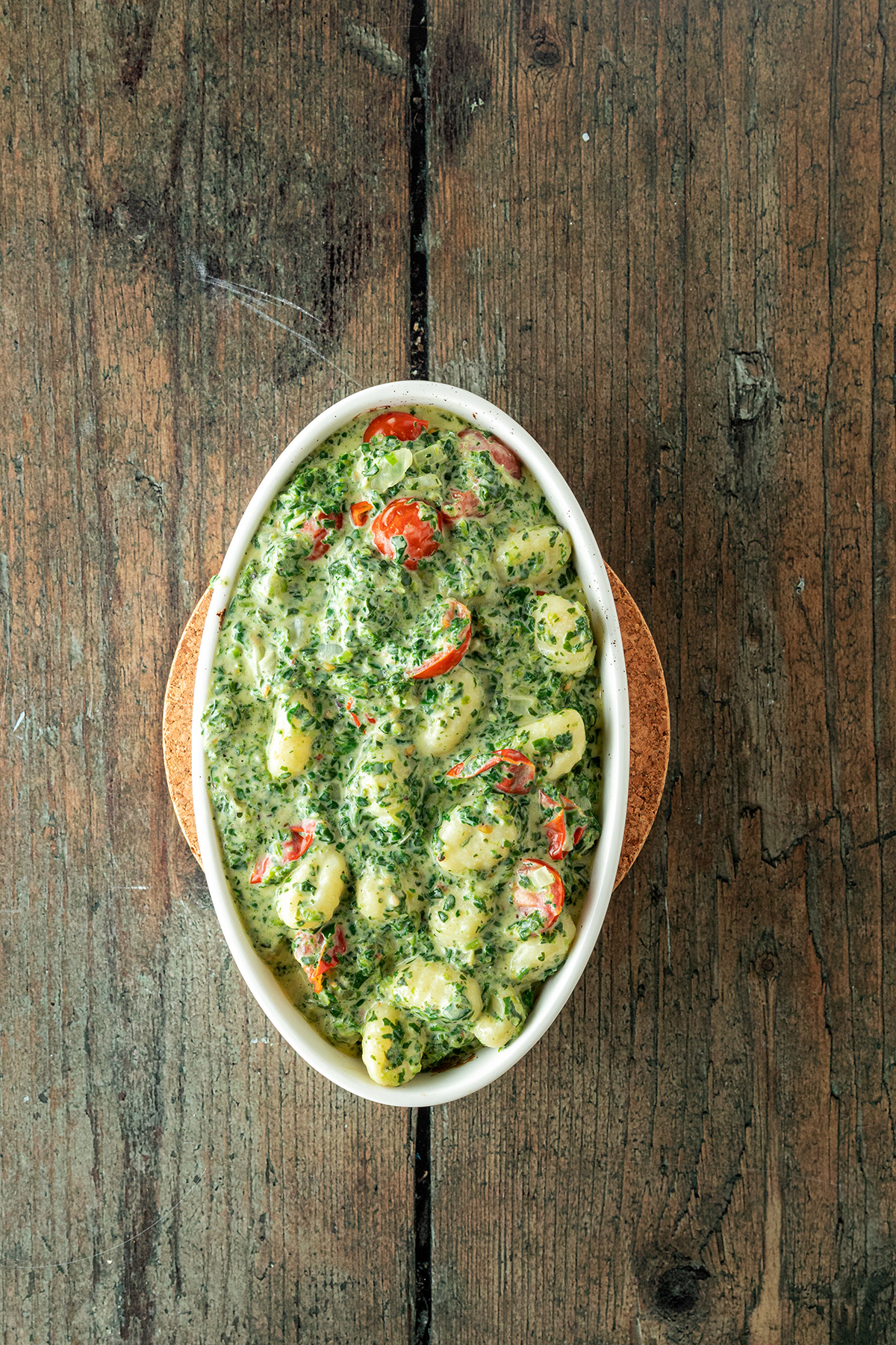 Baked Spinach Gnocchi