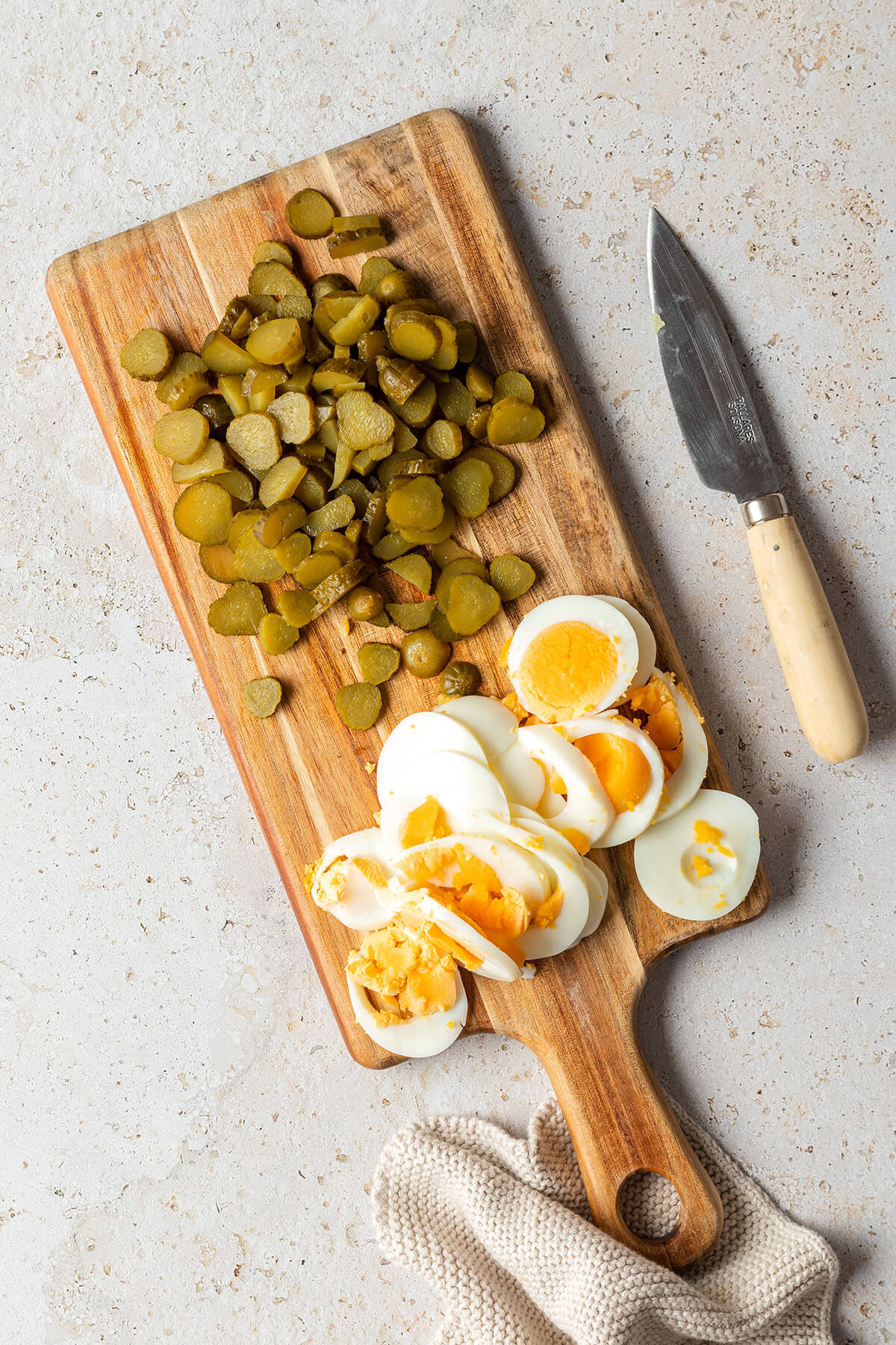 Potato Salad with Yogurt and Boiled Egg