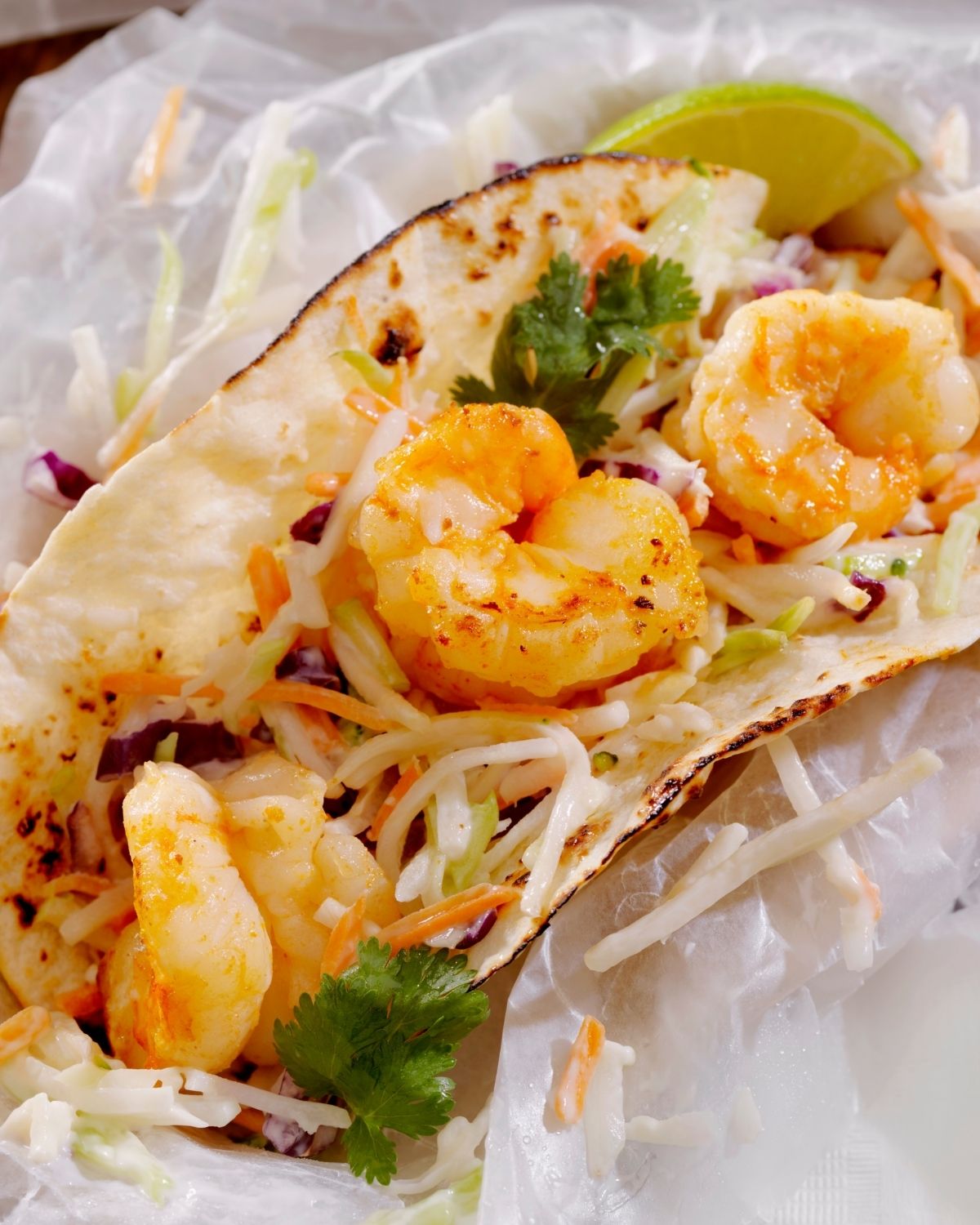 Shrimp Mango Salsa Tacos