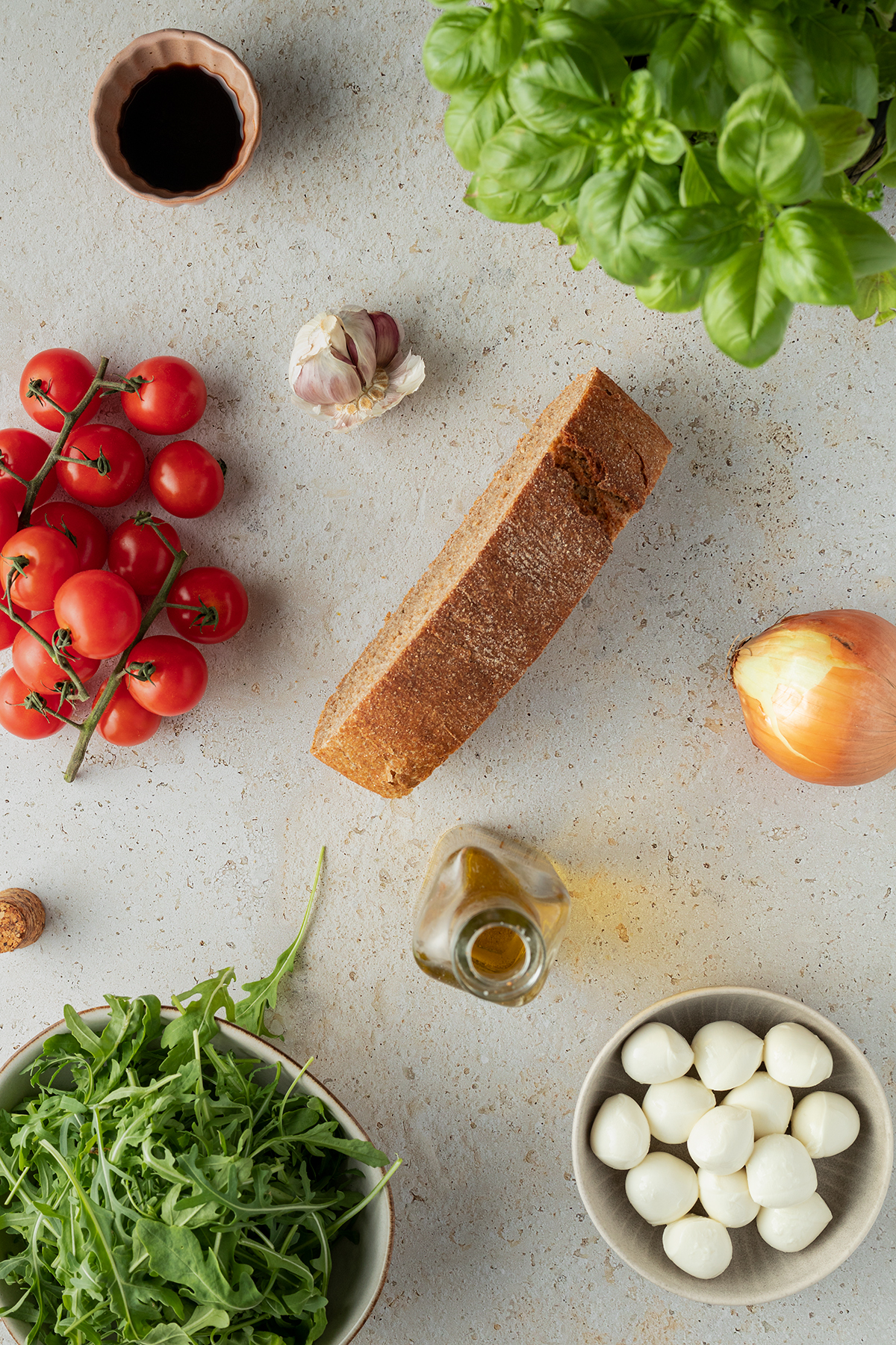 Bread Salad with Arugula