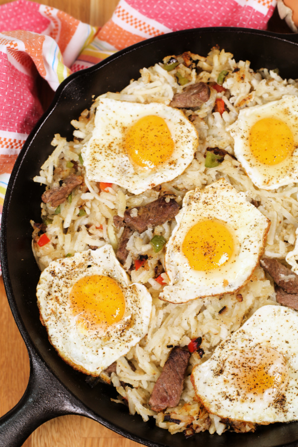 Steak and Egg Breakfast Skillet