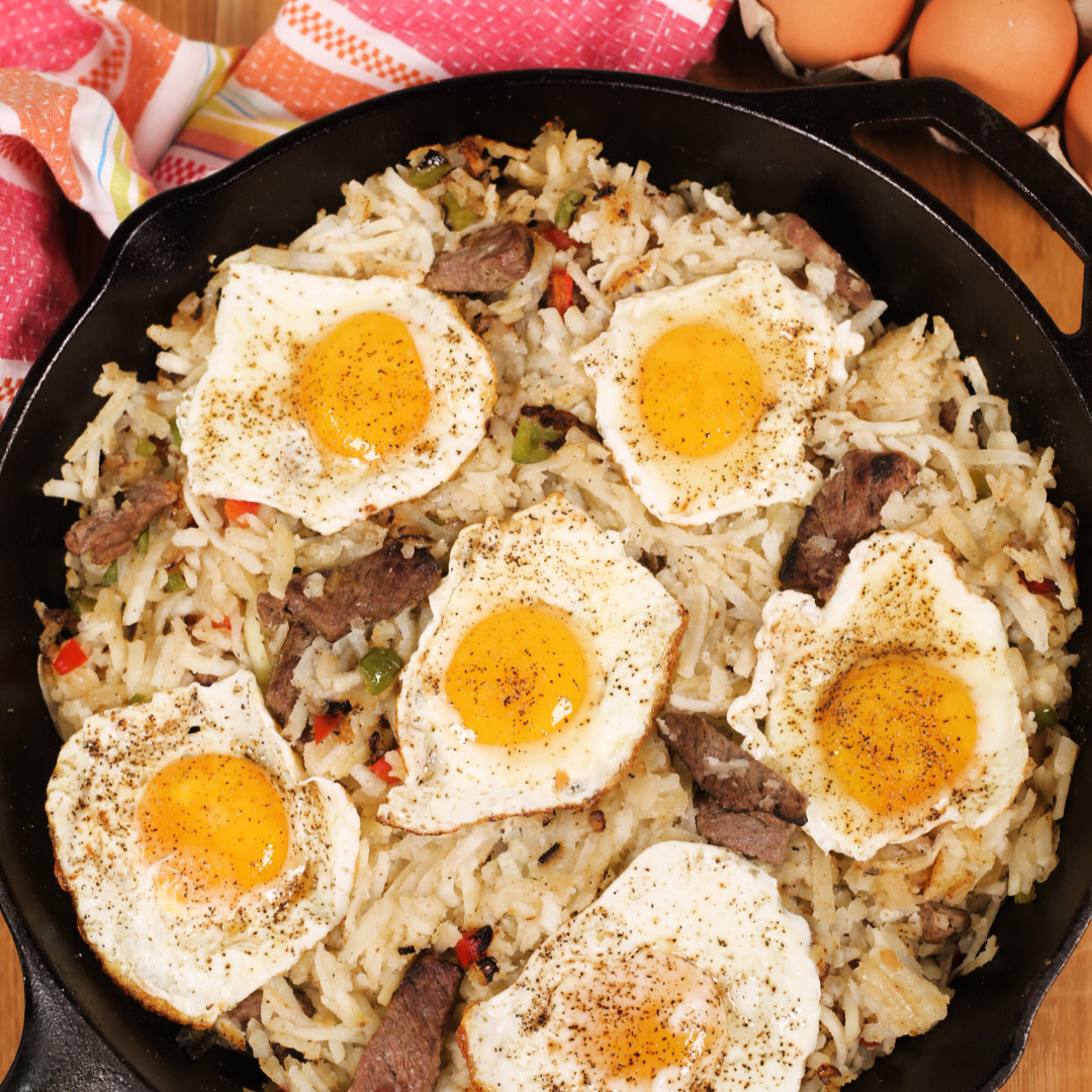 Steak and Egg Breakfast Skillet