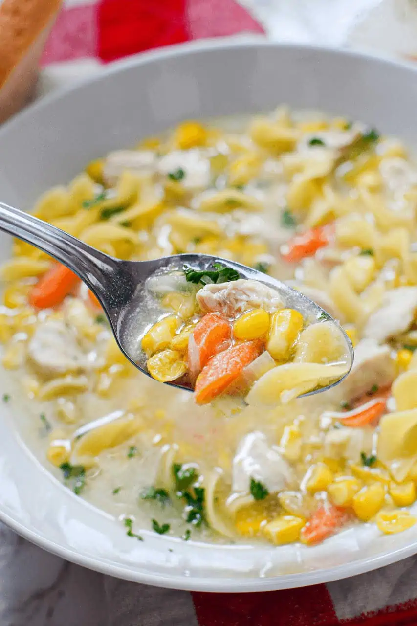 Chicken Corn Noodle Soup