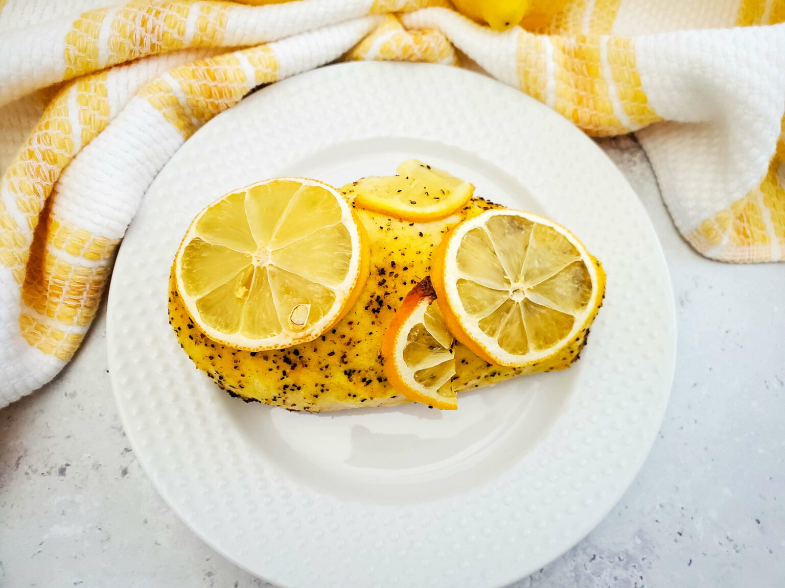 Lemon Pepper Chicken with Sauce