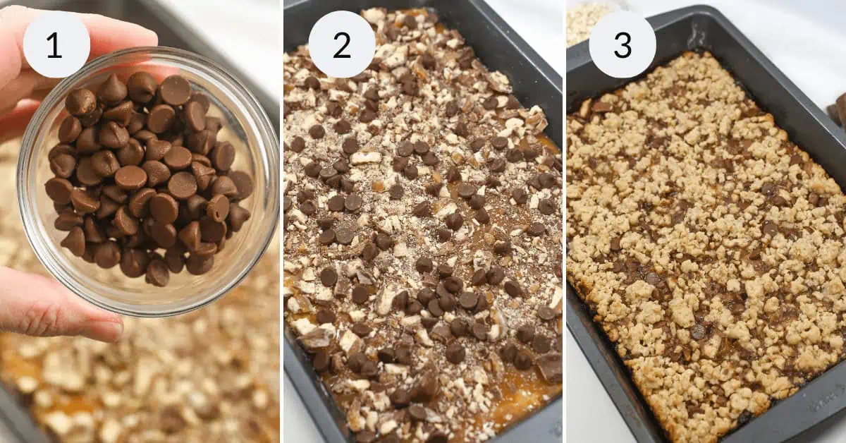 Twix Oatmeal Caramel Bars