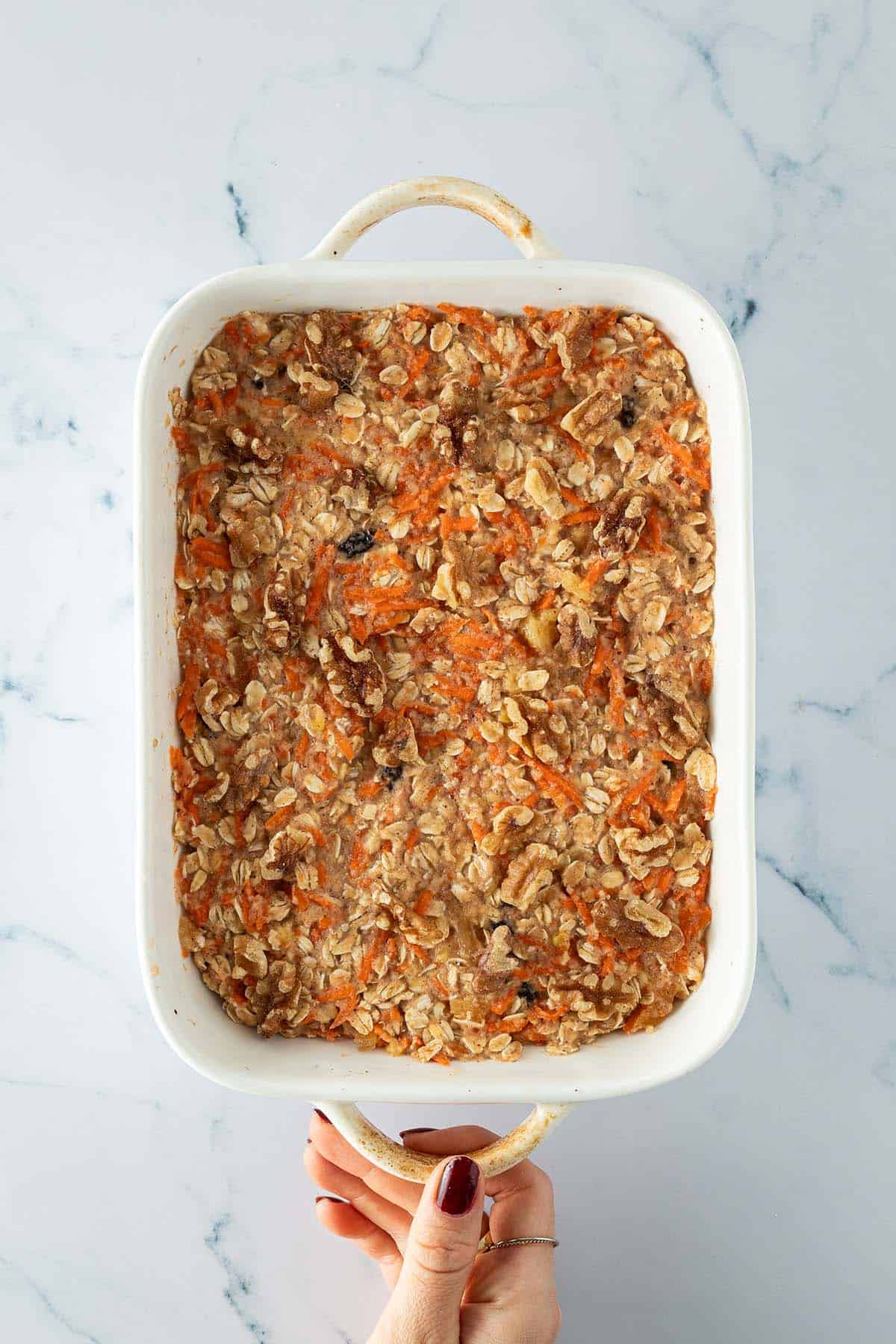 Carrot Cake Baked Oatmeal