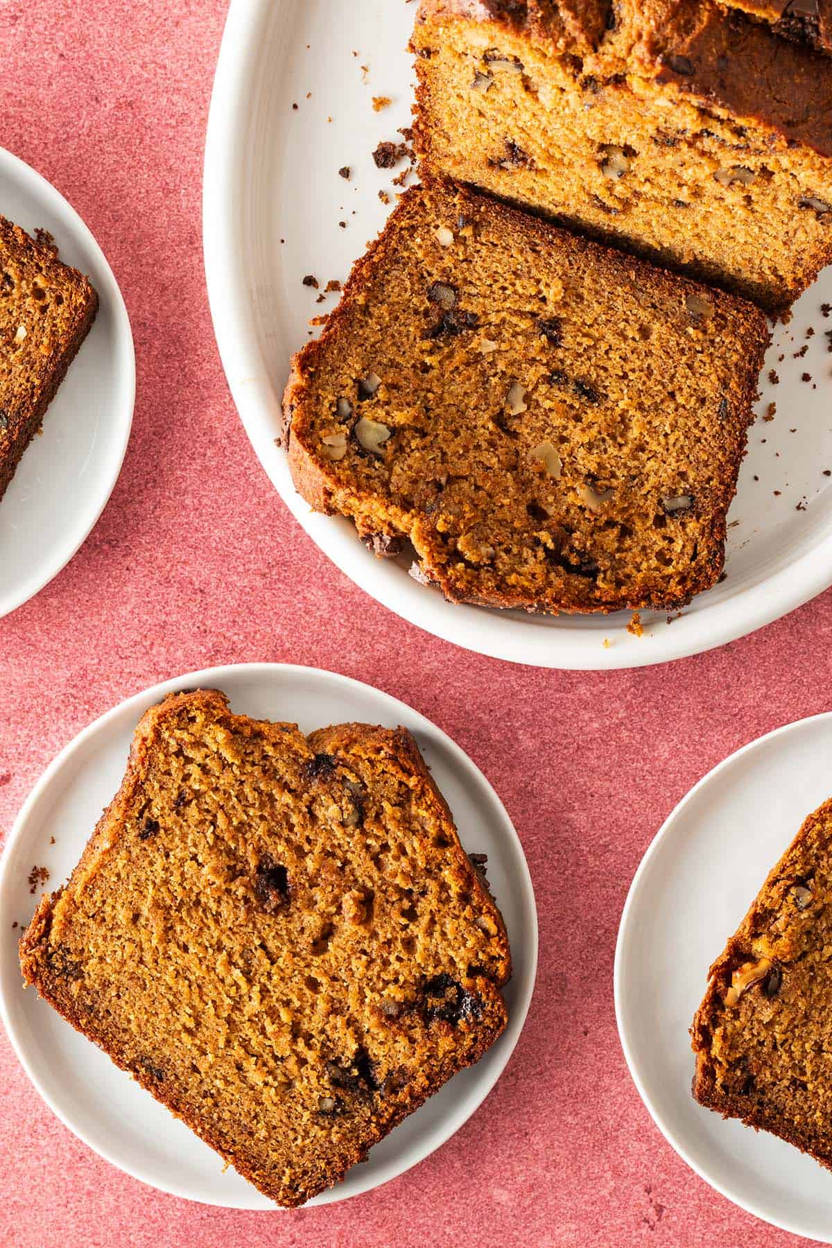 Moist Pumpkin Banana Bread