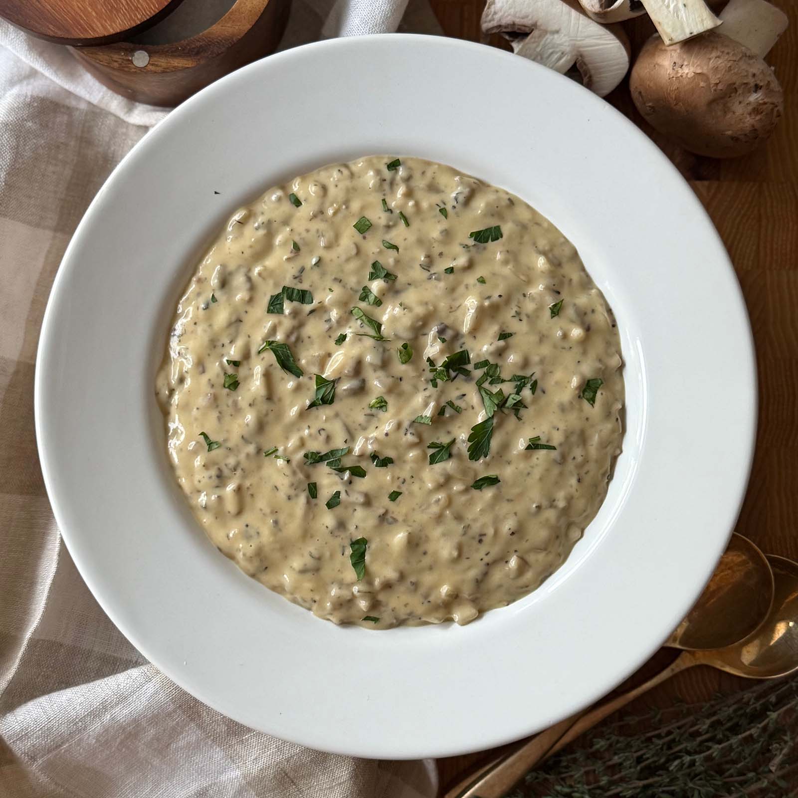Cream of Mushroom Soup (Dairy-Free)