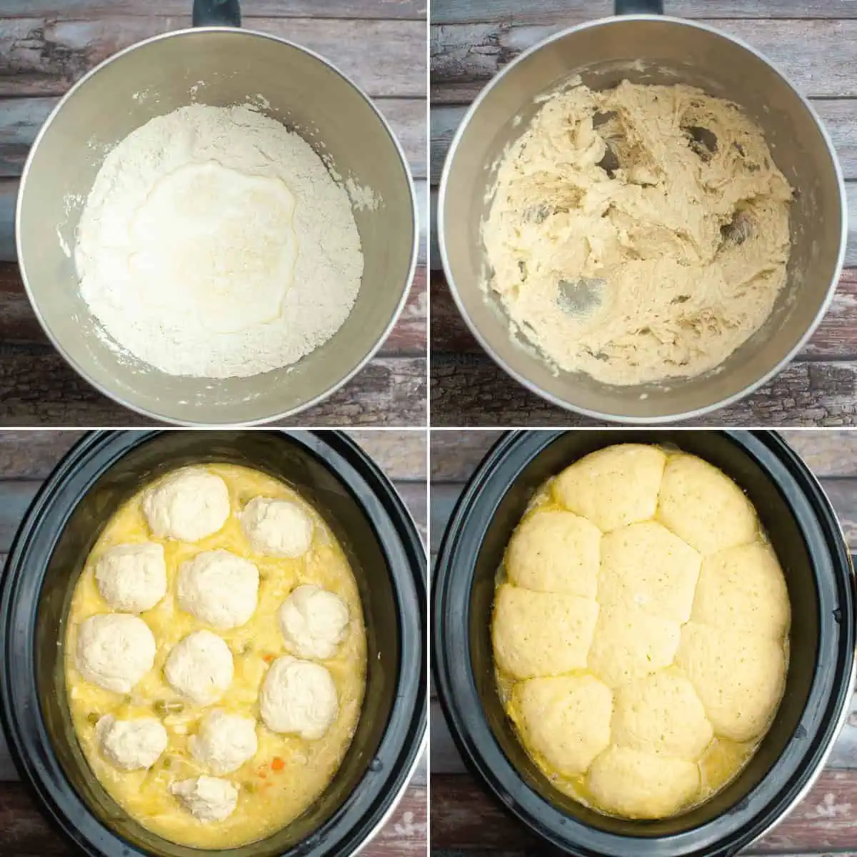 Easy Crock Pot Chicken and Dumplings
