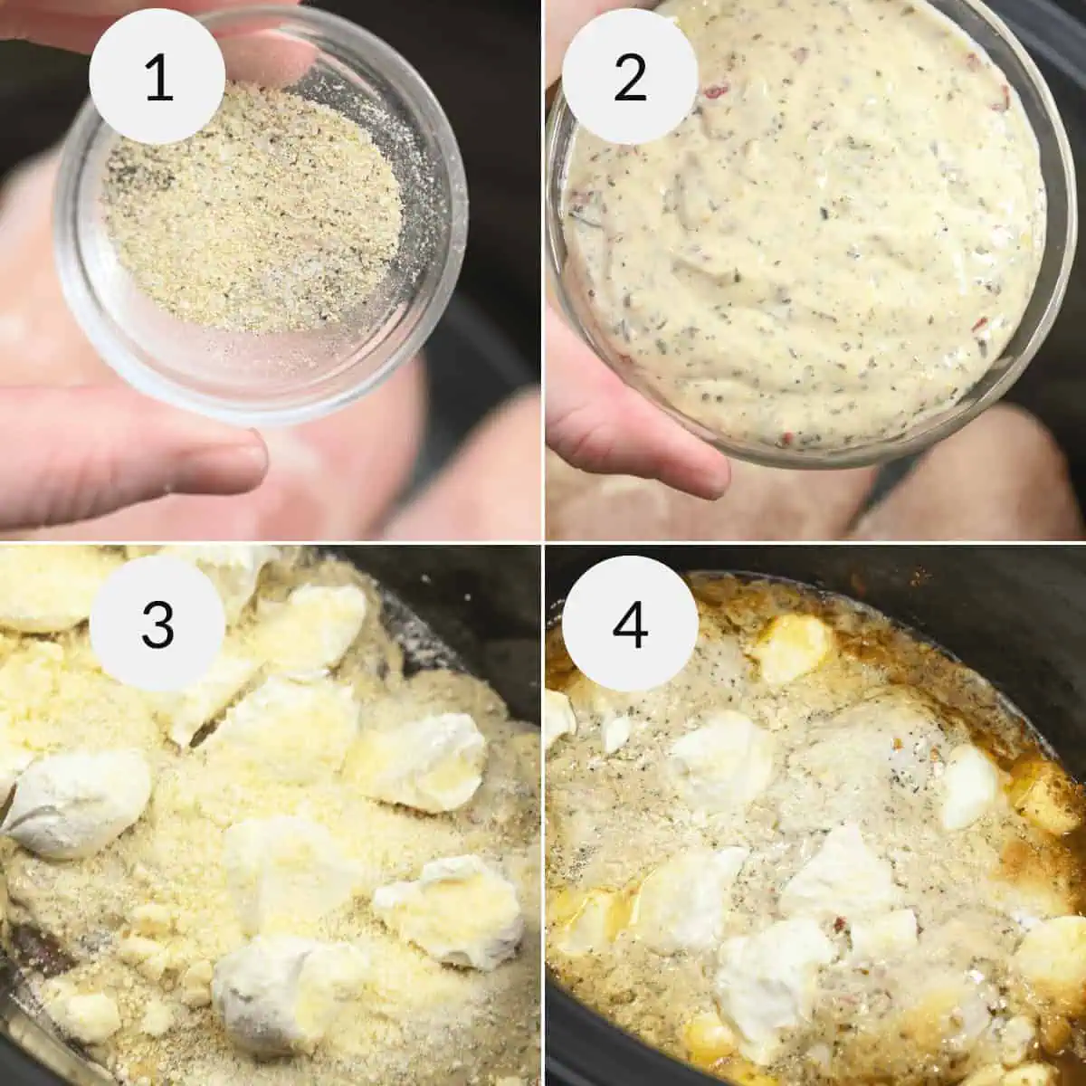 Crock Pot Garlic Parmesan Chicken