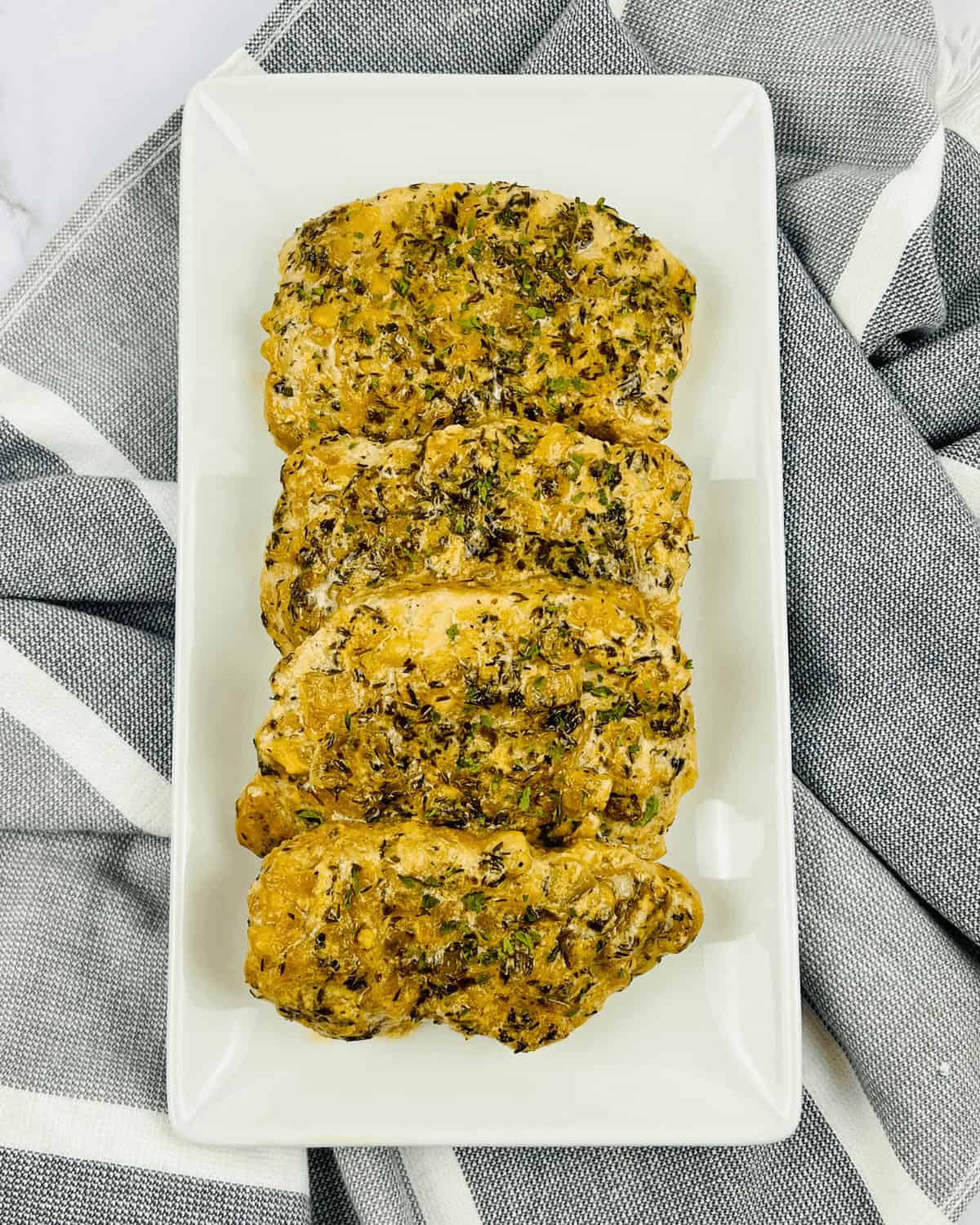 Creamy Pan Seared Pork Chops