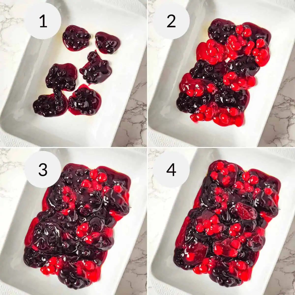 Blueberry Cherry Dump Cake