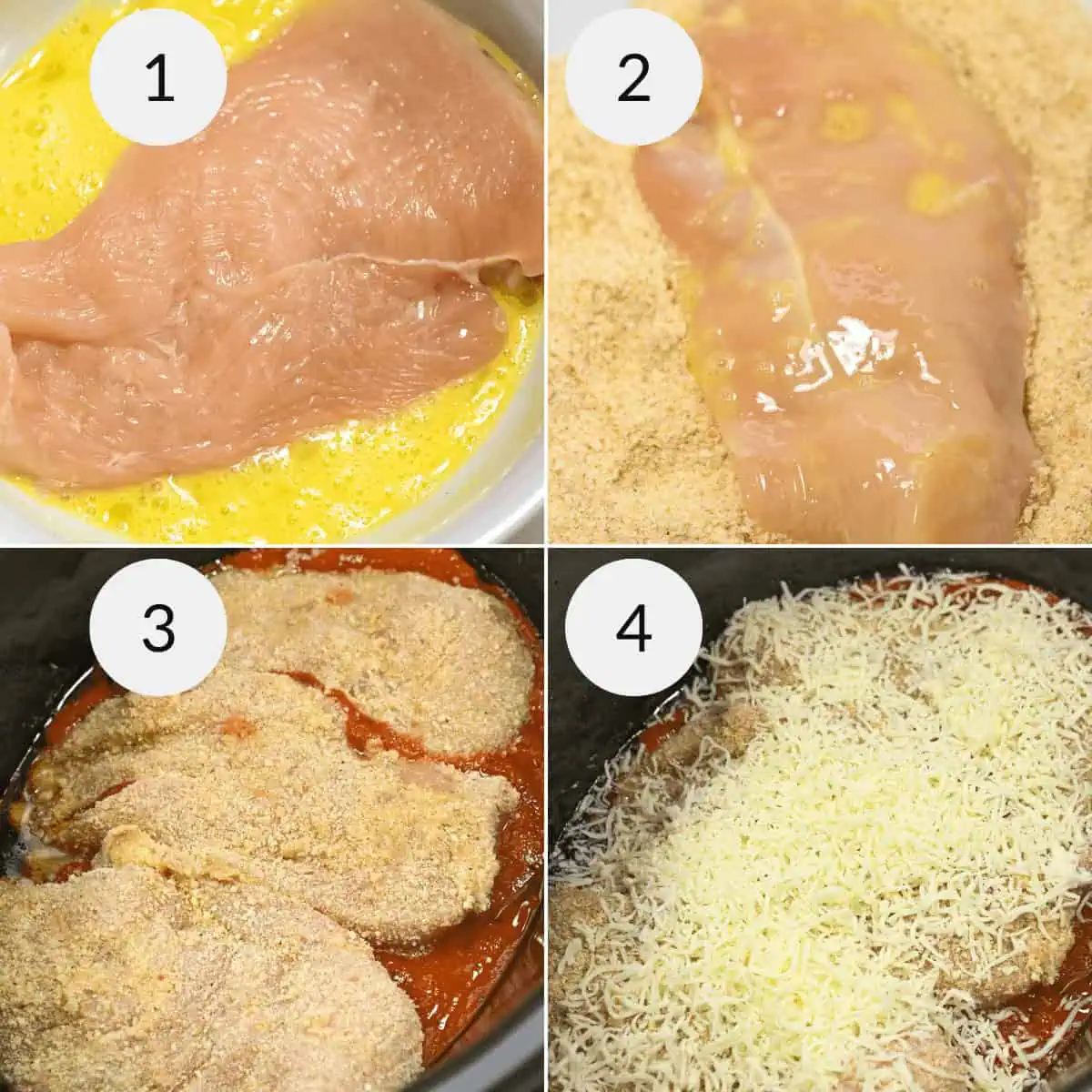 Slow Cooker Chicken Parmesan