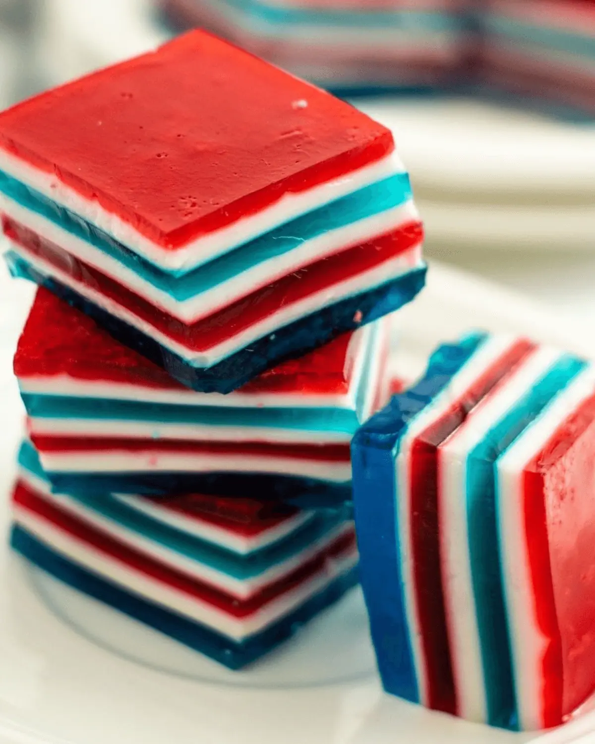 Patriotic Layered Jello