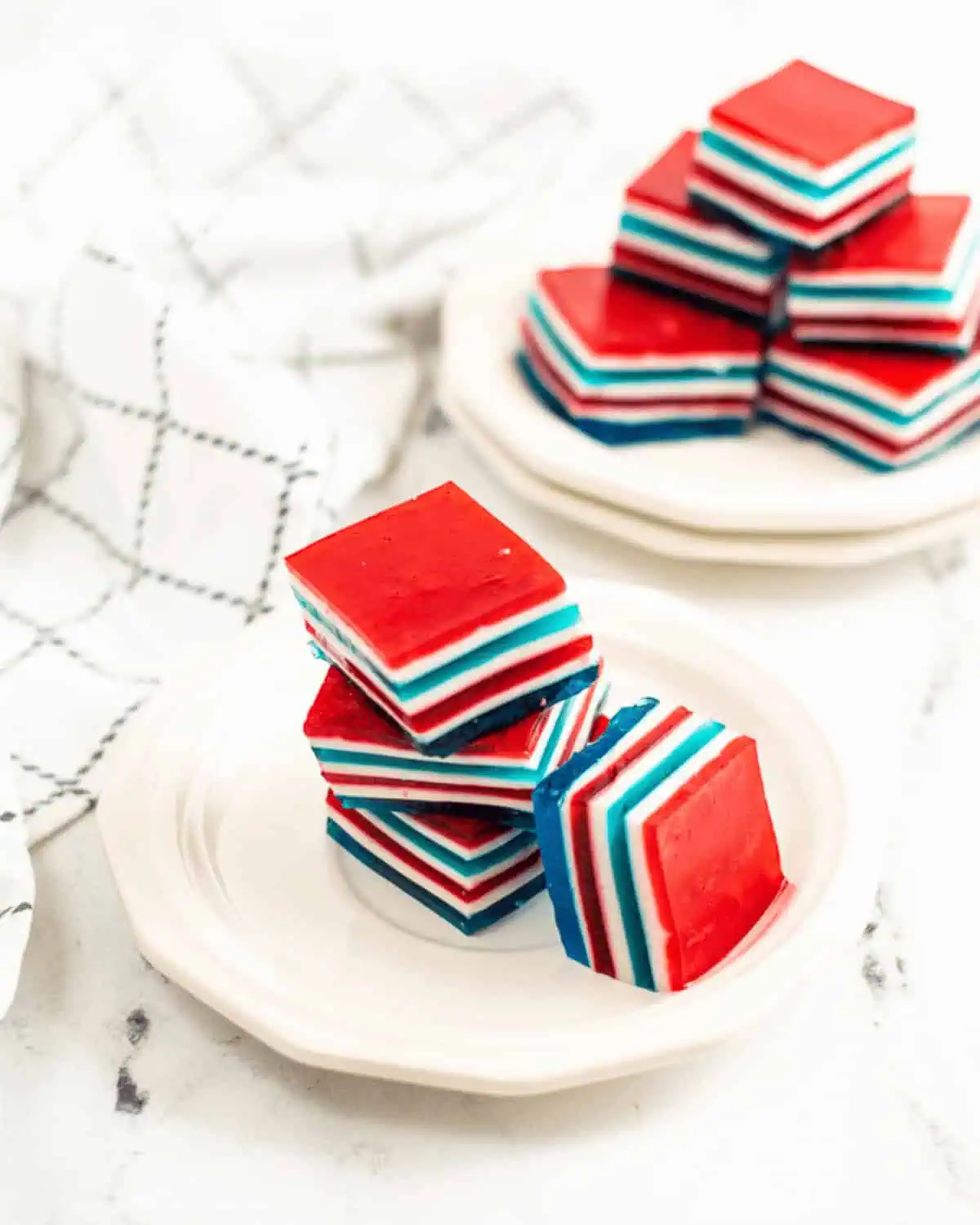 Patriotic Layered Jello