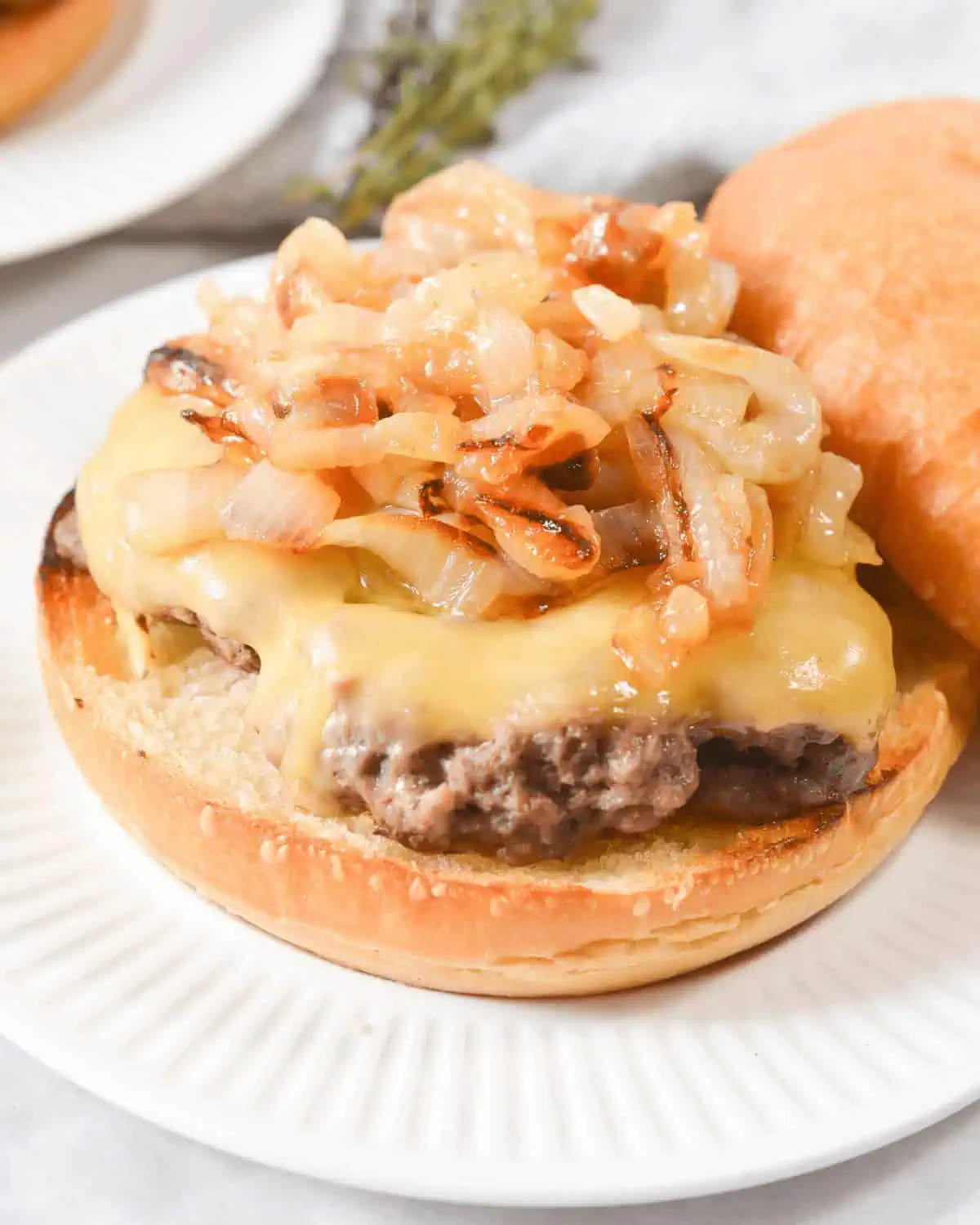 Caramelized Onion Burger
