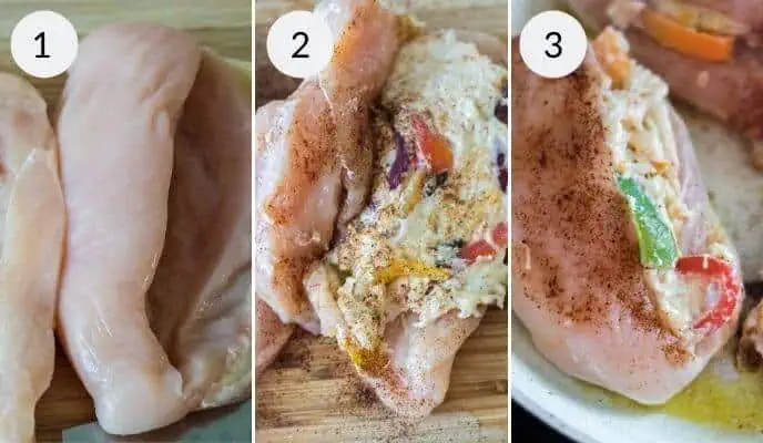 Fajita Stuffed Chicken