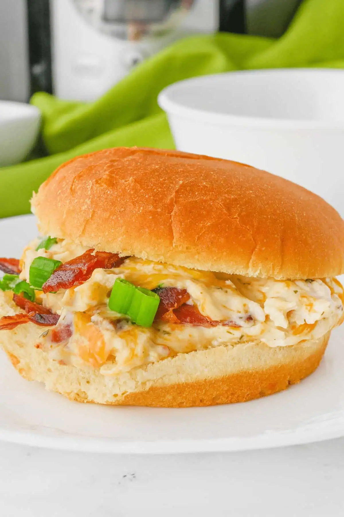 Crock Pot Cracked Chicken Sandwiches