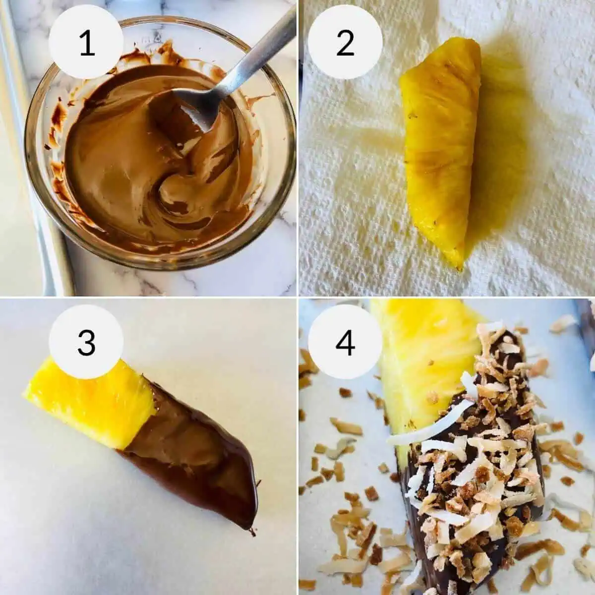 Chocolate Covered Pineapple