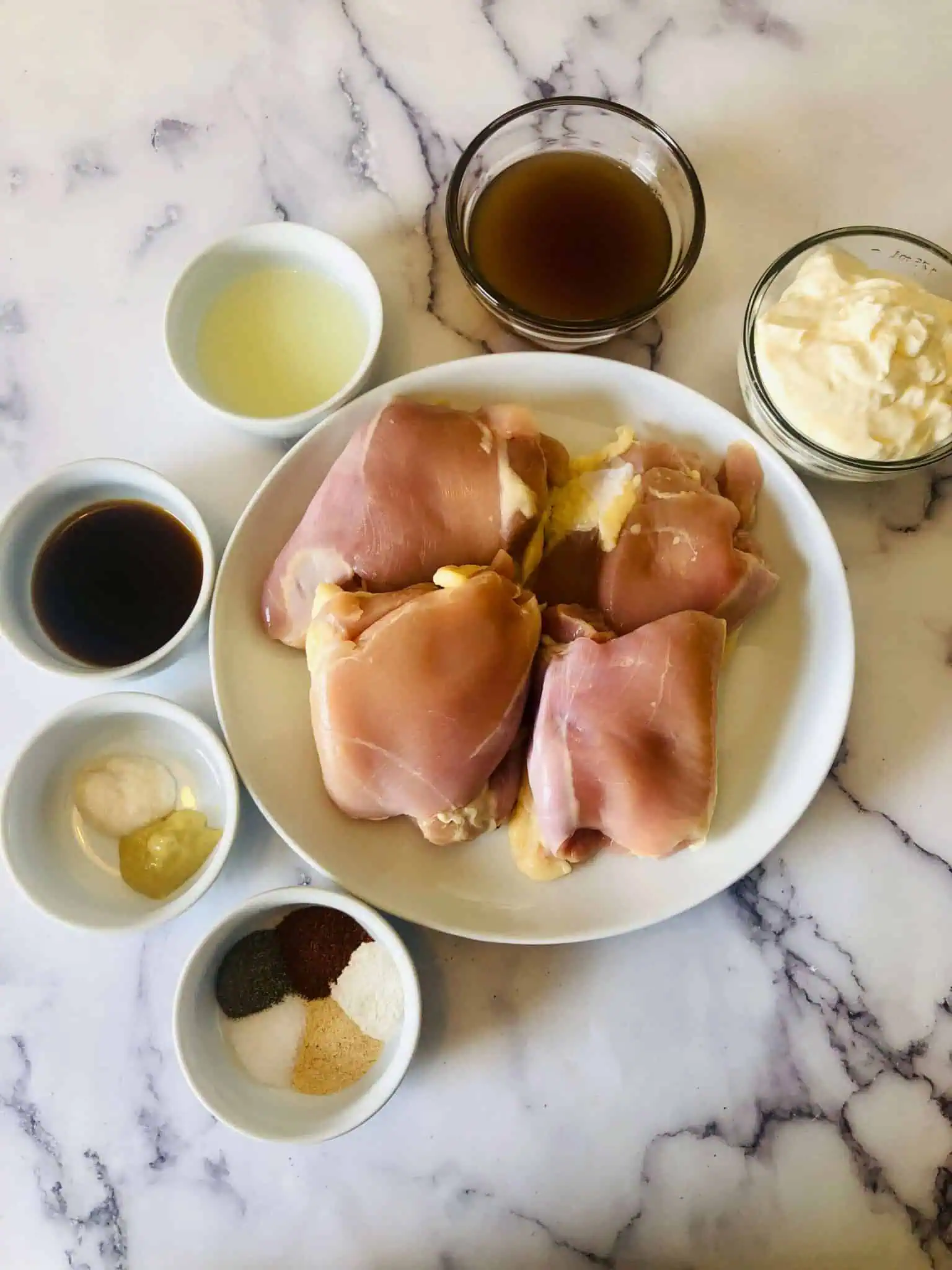 Chicken with White Barbecue Sauce