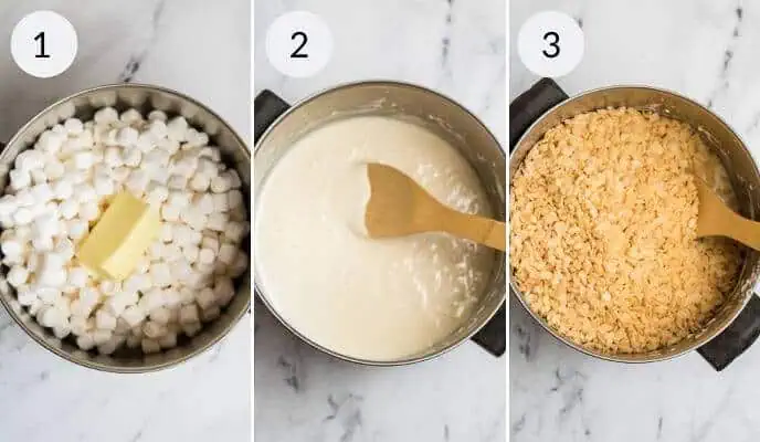 Chocolate Covered Rice Krispy Treat Flags