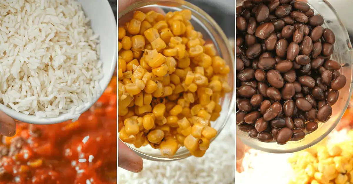 Mexican Beef and Rice Skillet