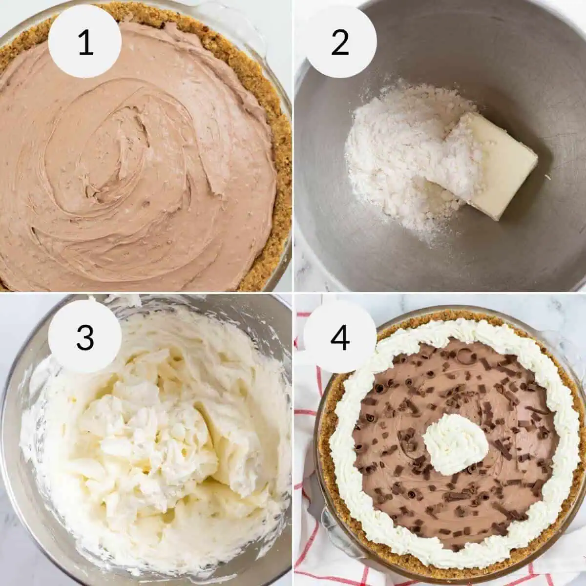 Chocolate Pudding Jello Pie