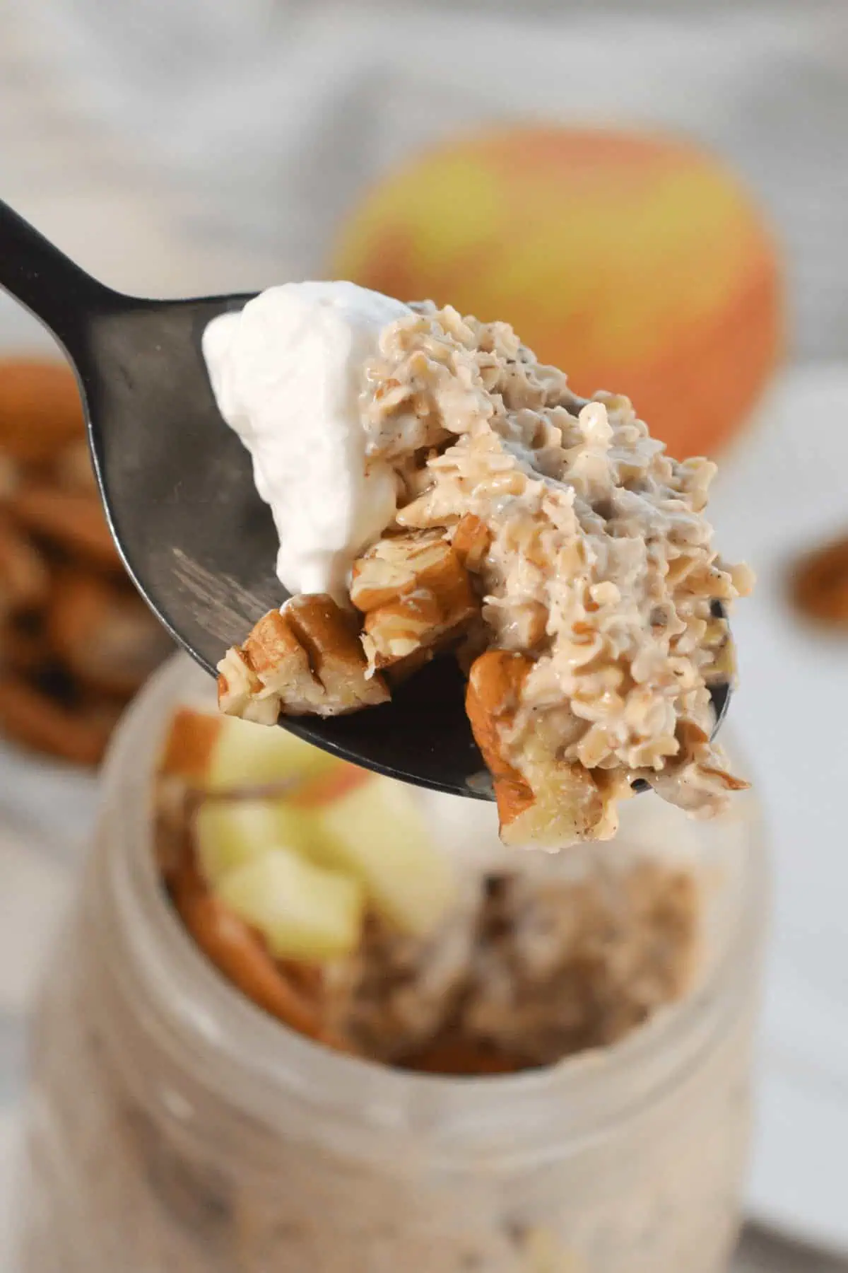 Overnight Apple Pie Oats