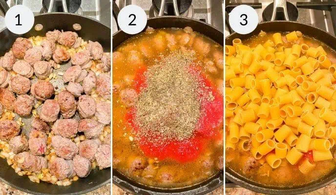 Italian Pork Sausage Pasta