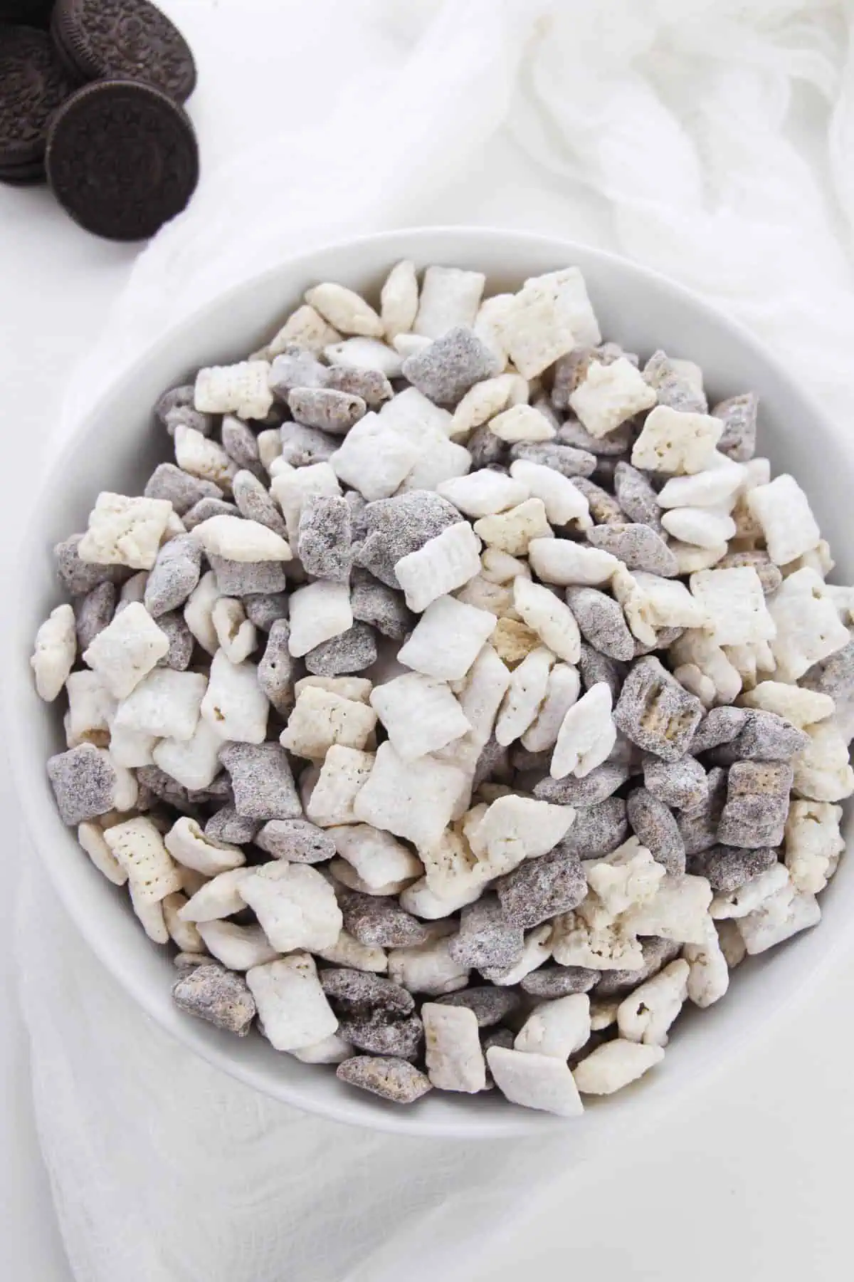Cookies and Cream Chex Mix Muddy Buddies