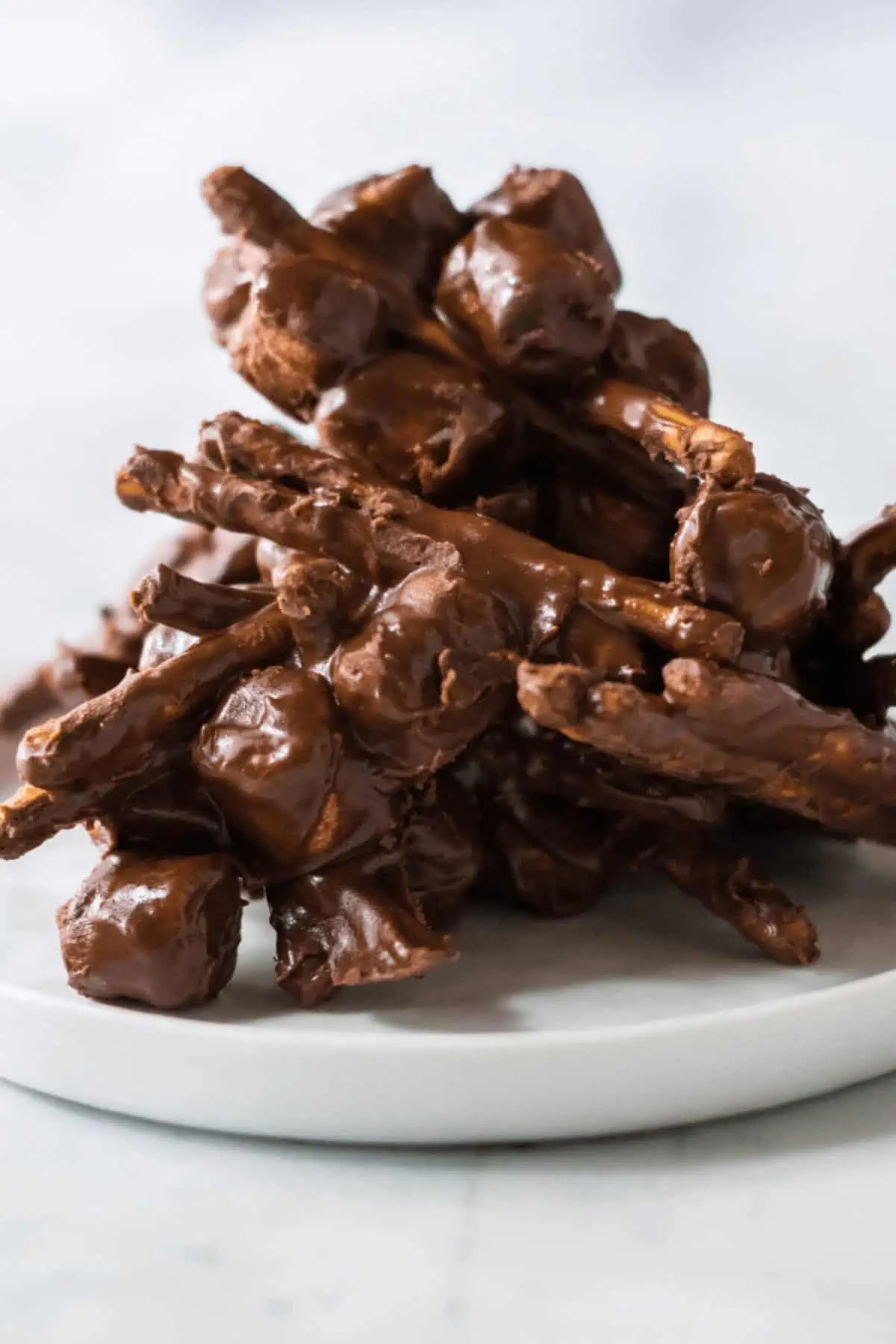 Peanut Butter Chocolate Haystacks