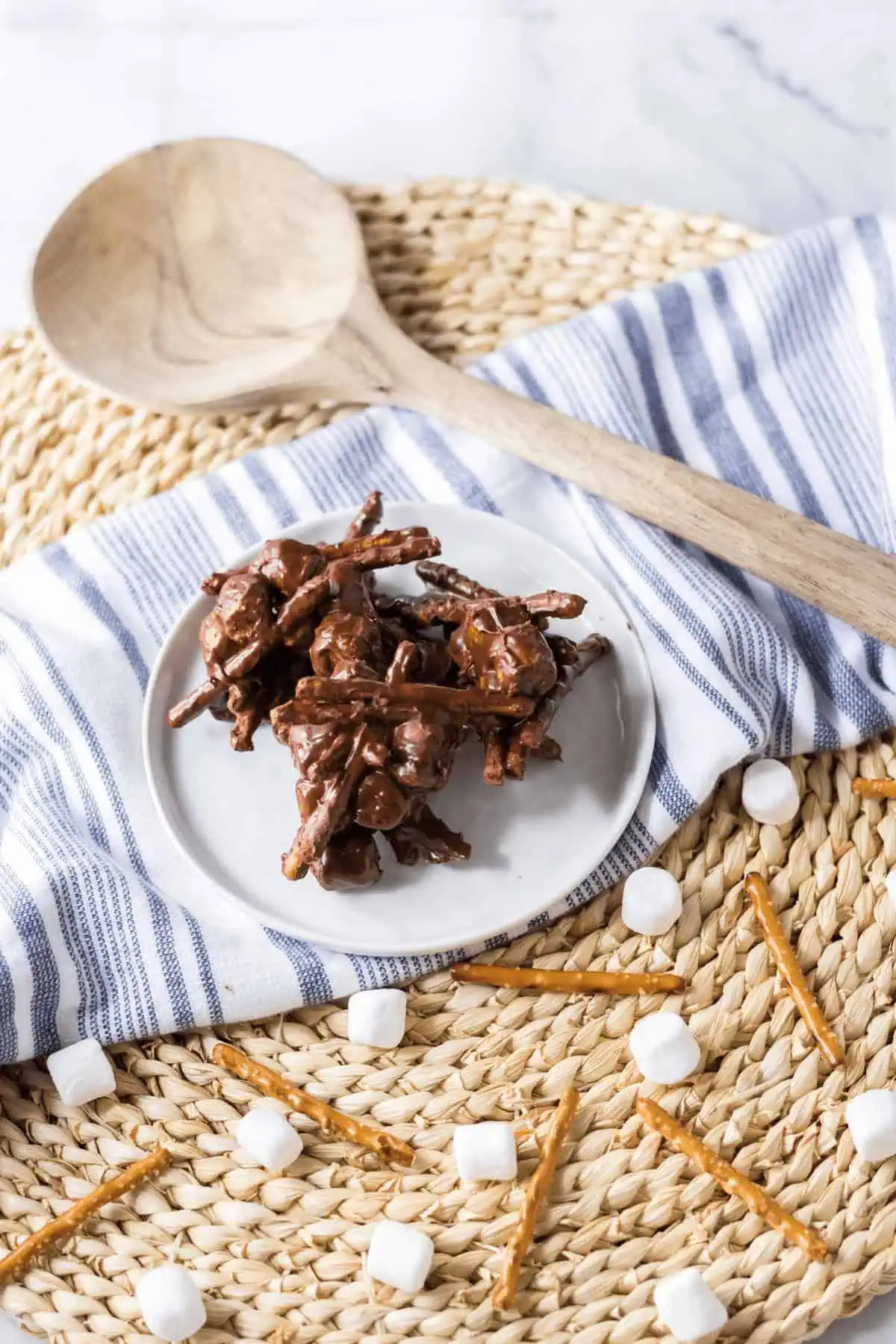 Peanut Butter Chocolate Haystacks