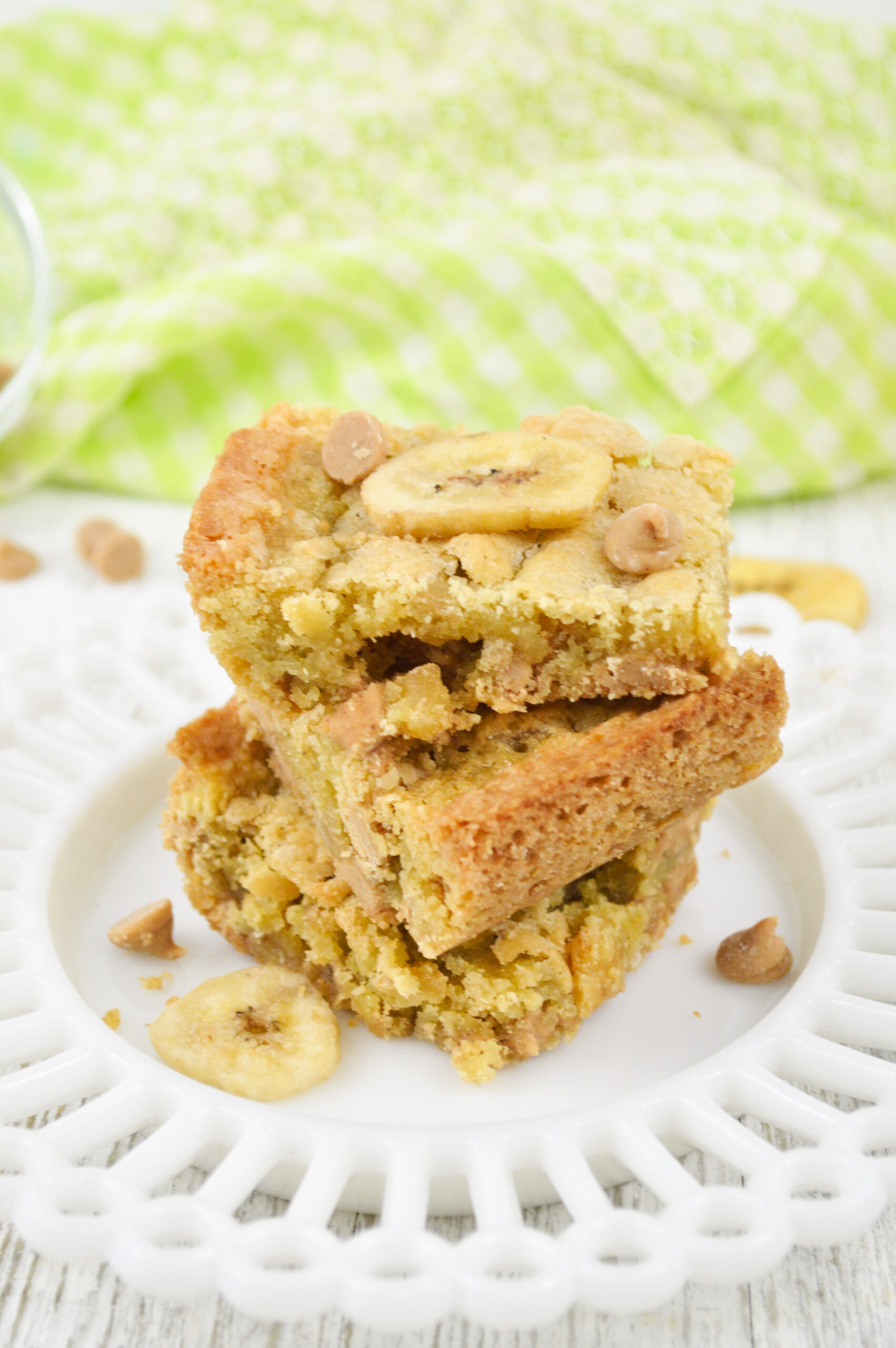 Banana Peanut Butter Bars