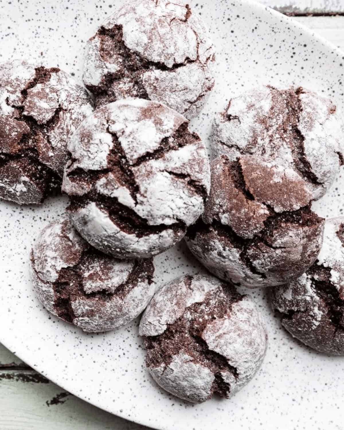 Brownie Crinkle Cookies