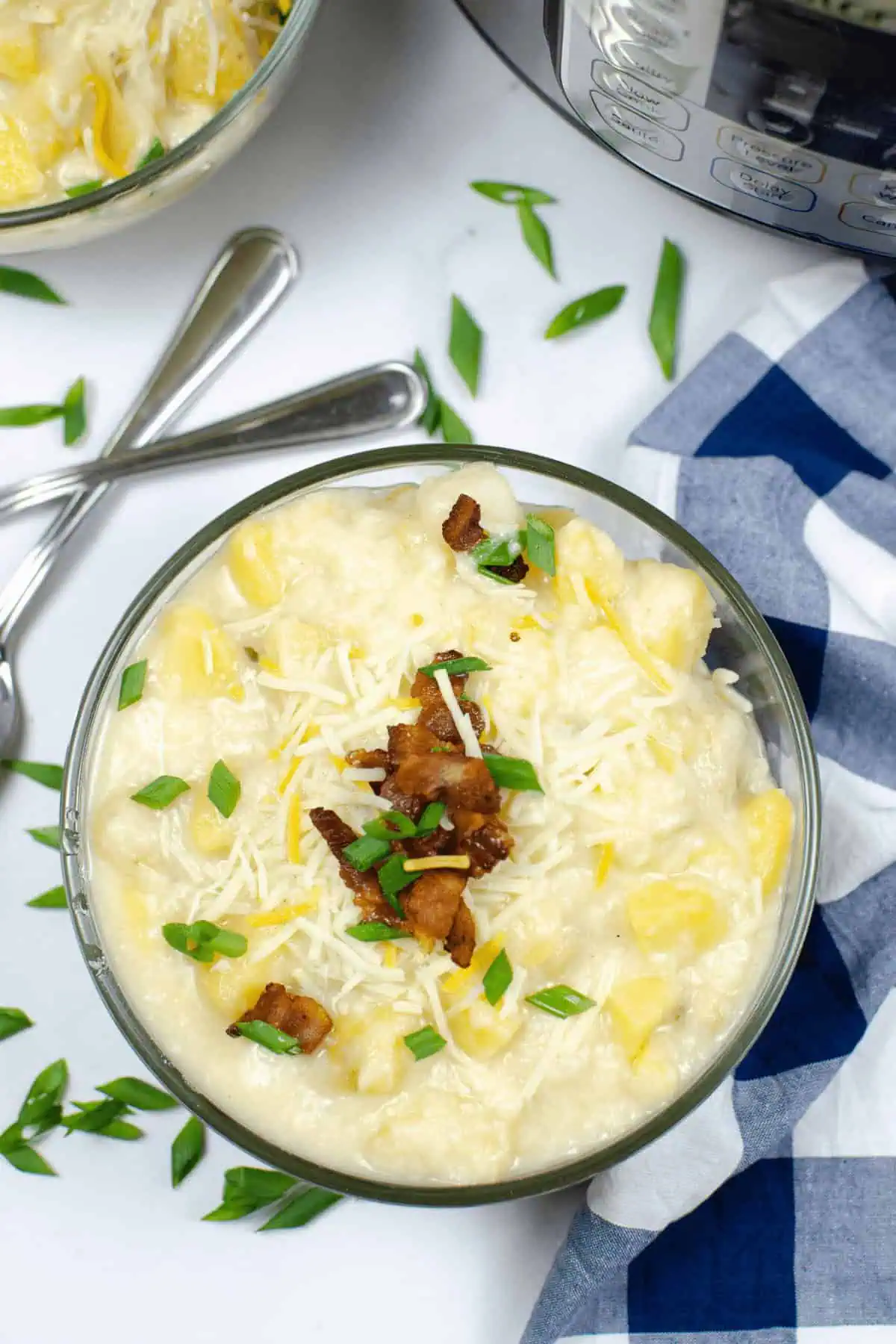 Instant Pot Loaded Potato Soup