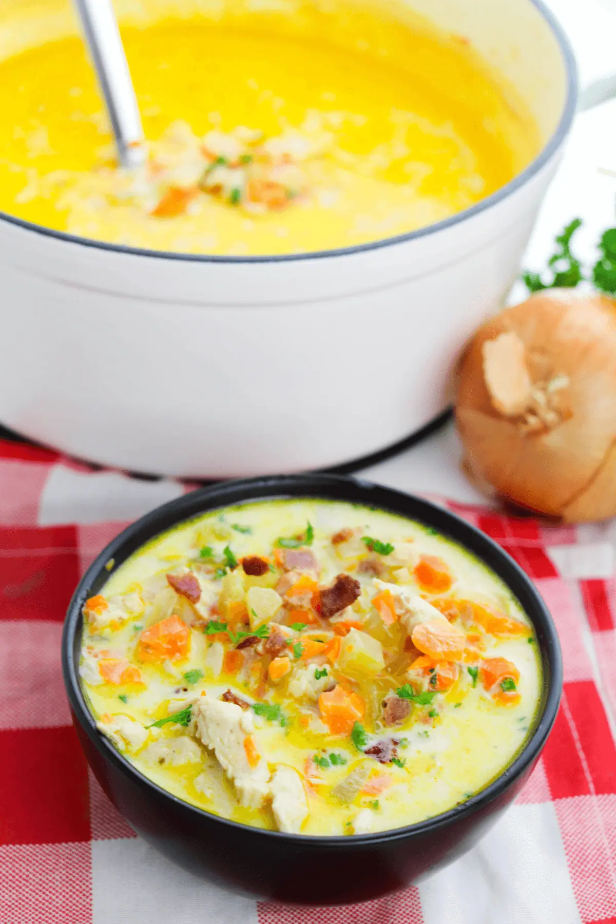 Cracked Chicken Soup (Crock Pot)