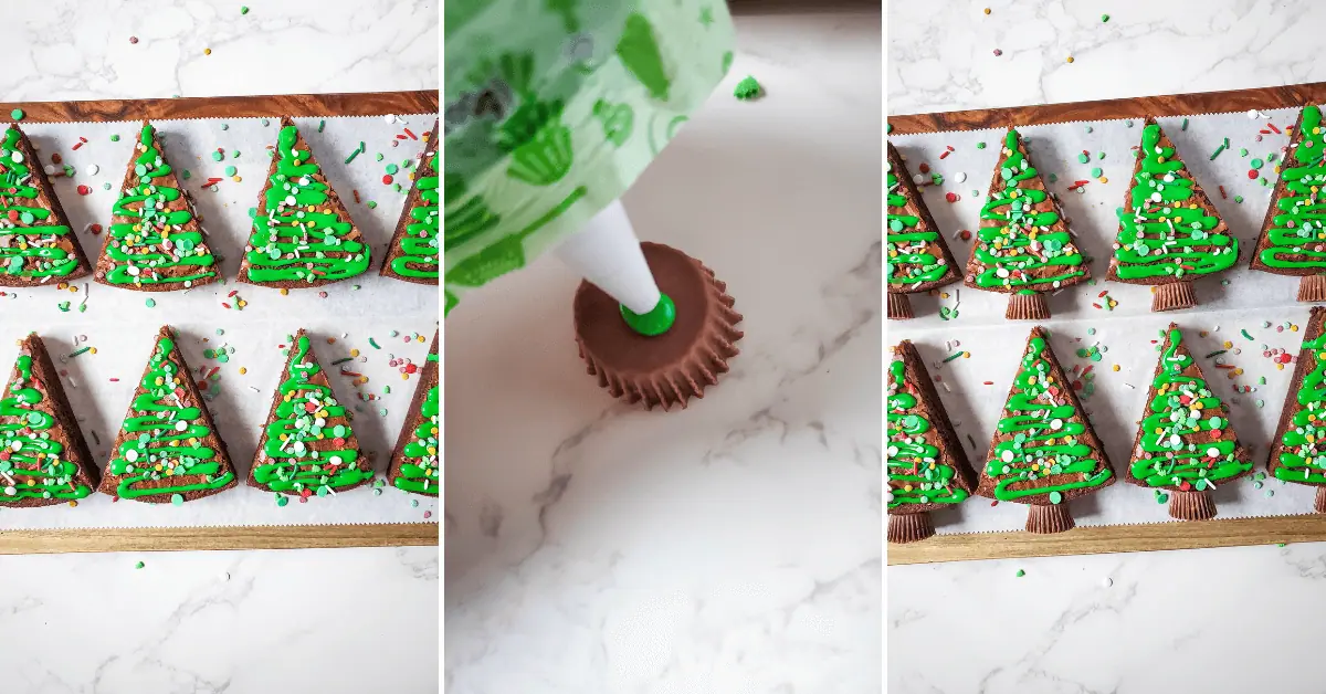 Christmas Tree Brownies