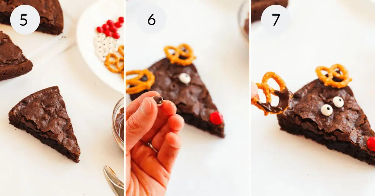 Reindeer Christmas Brownies