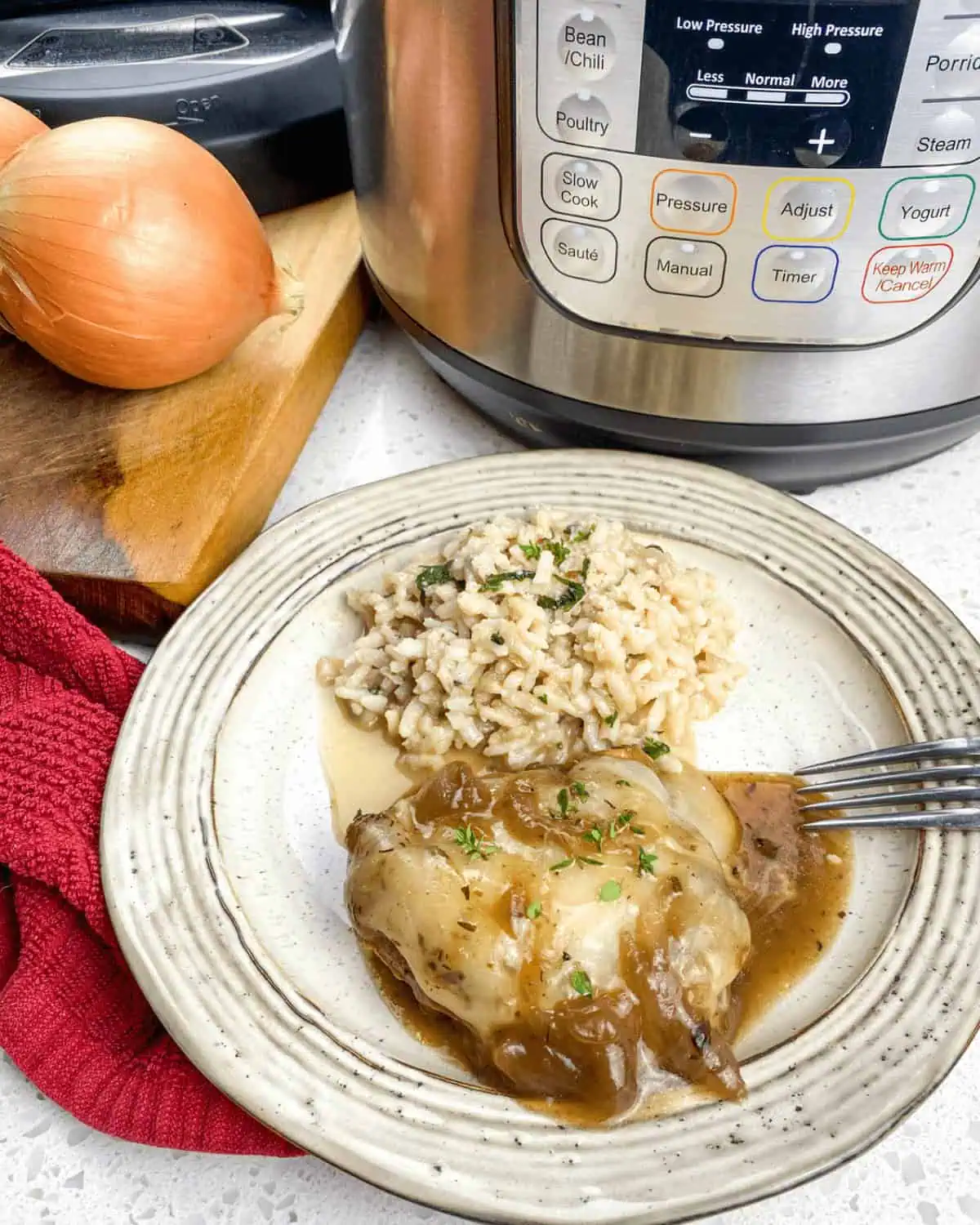 Instant Pot French Onion Soup with Chicken