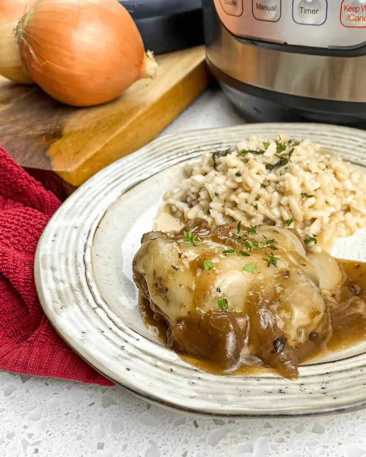 Instant Pot French Onion Soup with Chicken