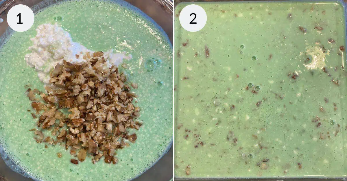 Vintage Lime Cottage Cheese Jello Salad