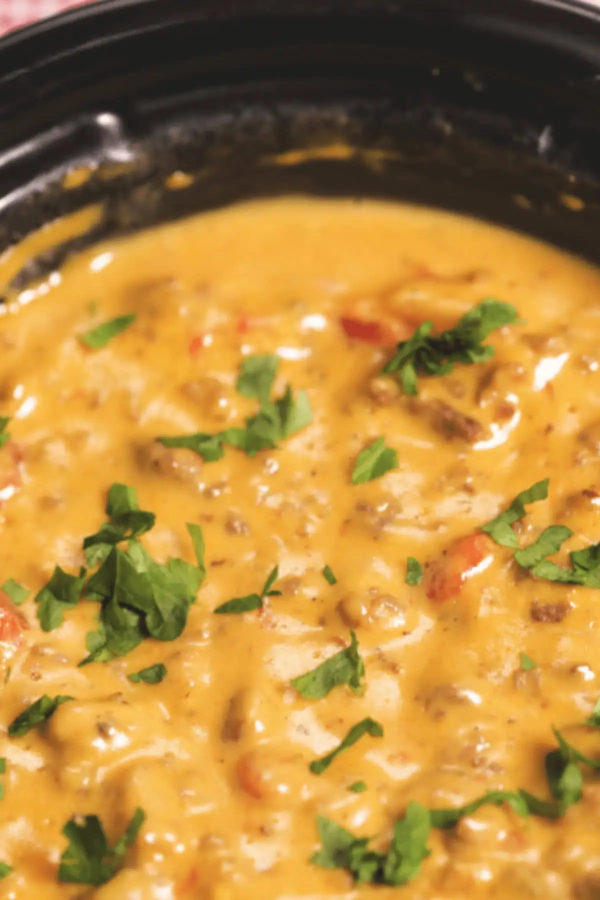 Crock Pot Cheeseburger Dip